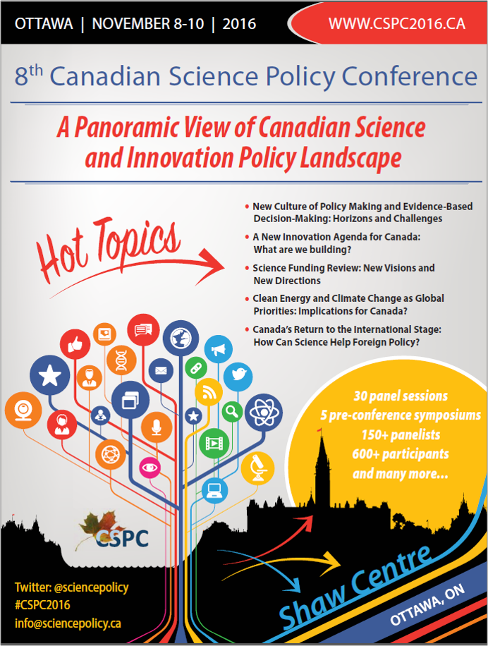 EIUI Presents Session at the 2016 Canadian Science Policy Conference